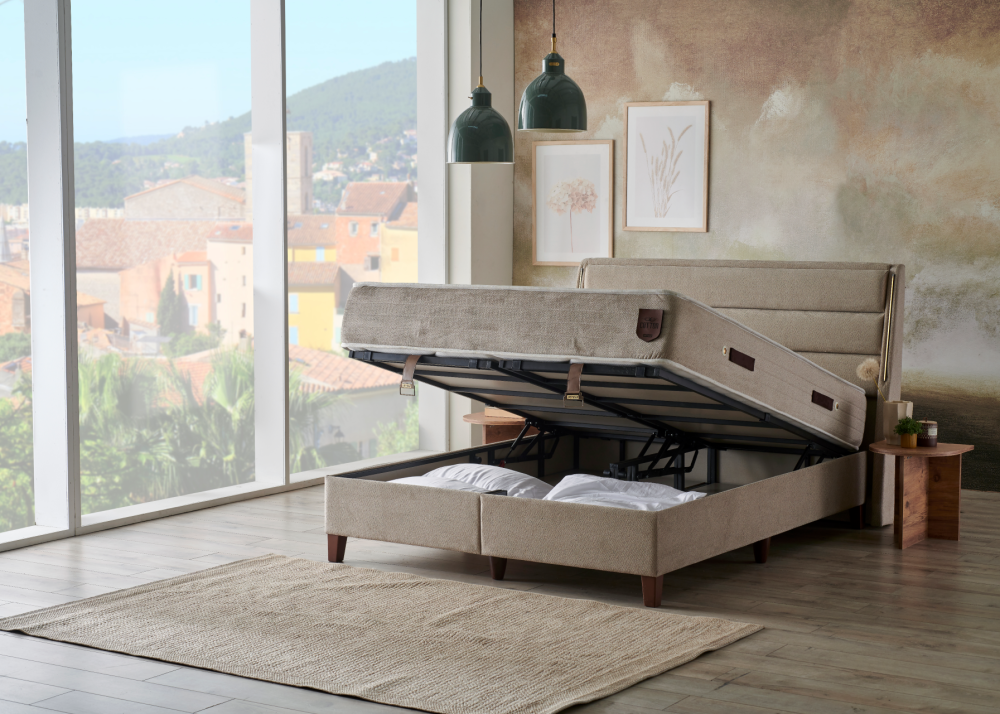 Тапицирано спално легло Cotton PL Bedding - с матрак или без матрак - Image 6