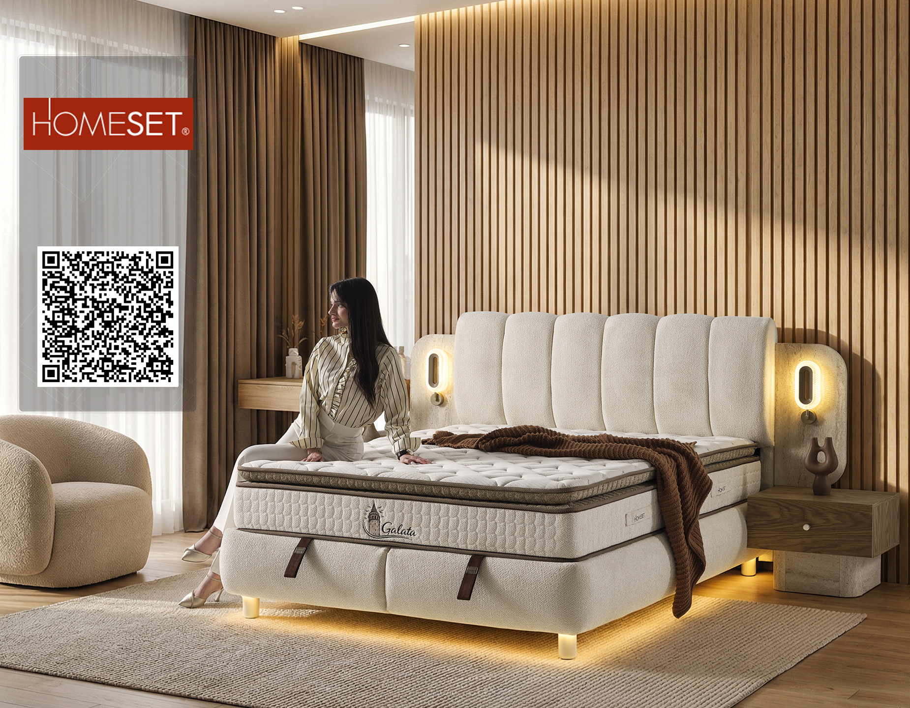 Тапицирани легла HomeSet