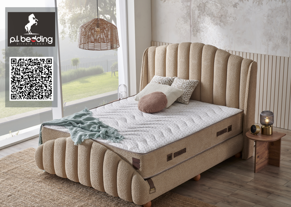 Тапицирано спално легло Aura PL Bedding