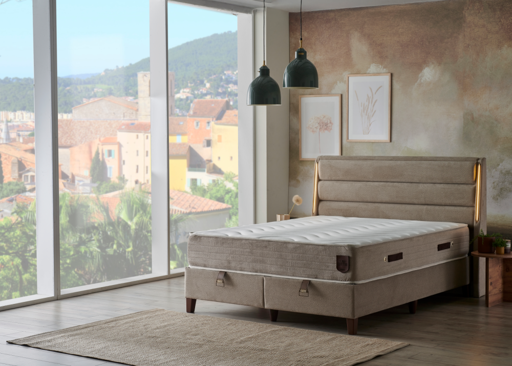Тапицирано спално легло Cotton PL Bedding - с матрак или без матрак - Image 4