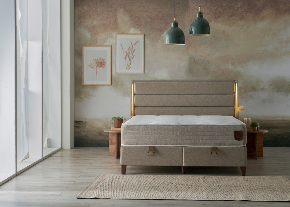 Тапицирано спално легло Cotton PL Bedding - с матрак или без матрак - Image 3