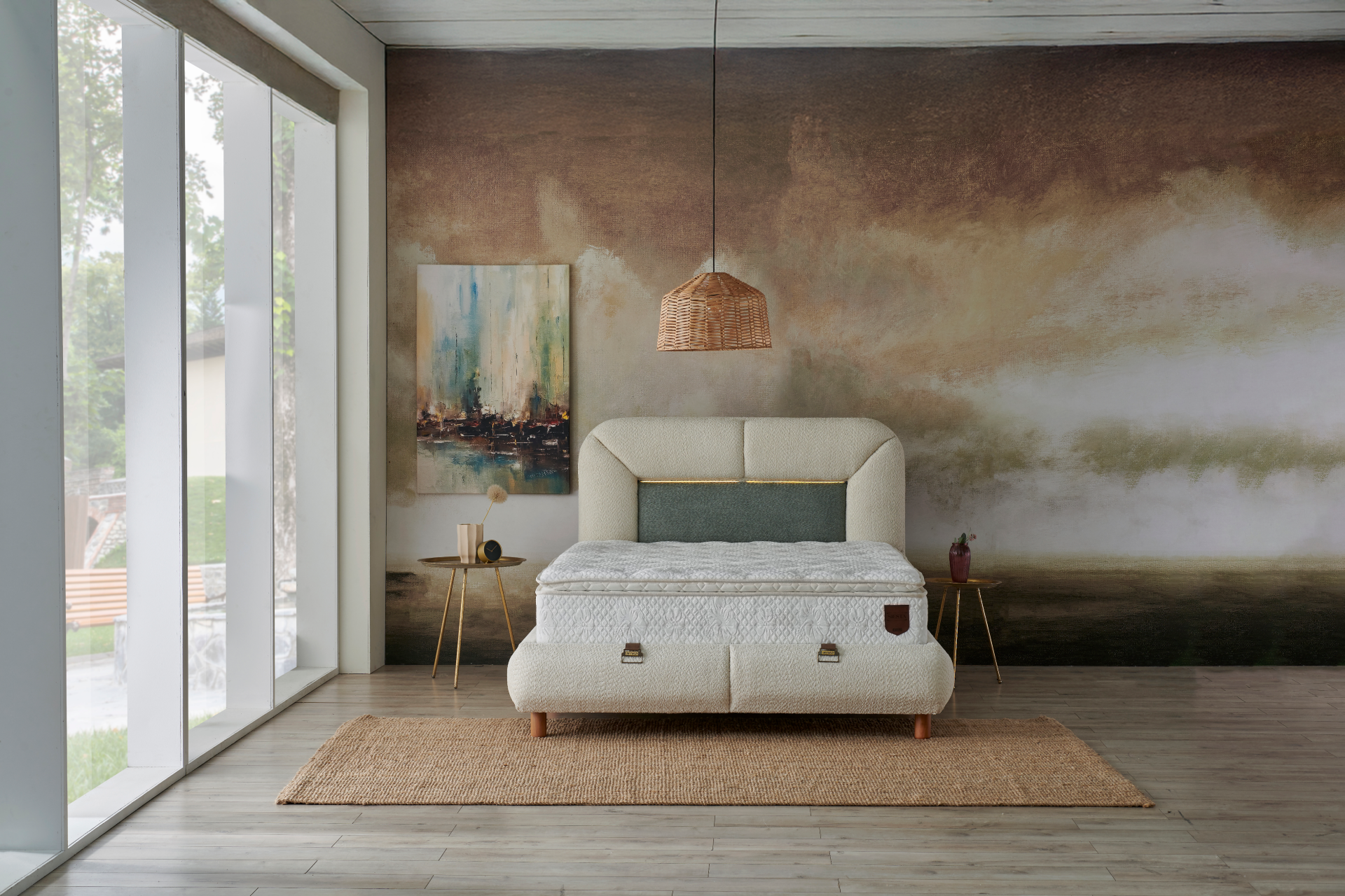 Тапицирано спално легло Siesta PL Bedding - с матрак или без матрак - Image 3