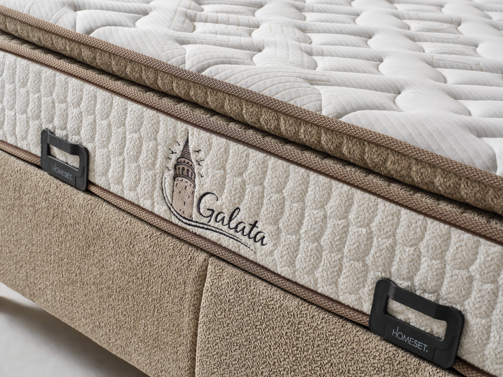 Тапицирано спално легло Merlin с матрак Galata - Image 7