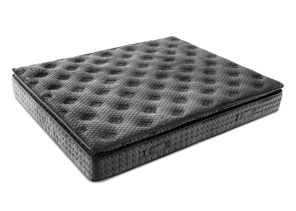 Тапицирано спално легло Puffi grey с матрак - Image 7
