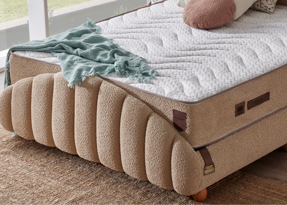 Тапицирано спално легло Aura PL Bedding - с матрак или без матрак - Image 12