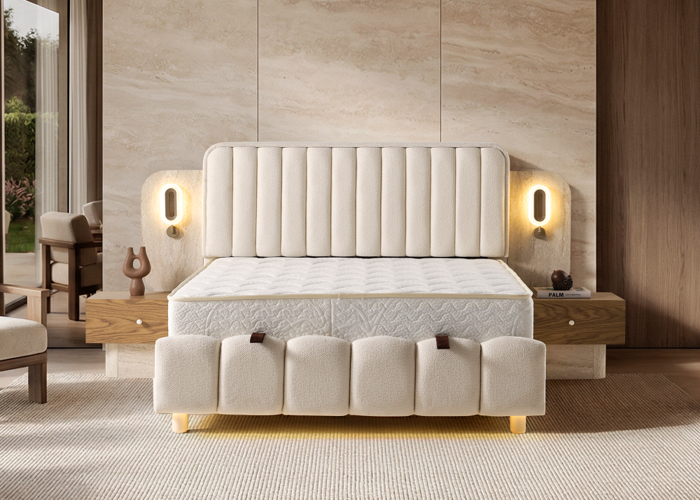 Тапицирано спално легло Elegant с матрак Elegant - Image 3